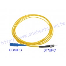 SC/UPC-ST/UPC SM-XX SC-ST單模單芯光纖跳線 SC ST單模單芯光纖跳線3米SC ST SC  SC/UPC ST/UPC SM SX 3.0mm 9/125  3M 電信級 網路光纖可客製化訂購